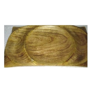 Venta al por mayor de platos de madera de mango de tamaño personalizado platos hechos a mano cocina restaurante Bandejas para servir directa de la India característica decorativa - Product Image 6