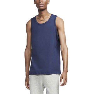 Vente en gros 100% coton débardeurs de gym pour hommes décontracté Fitness musculation gilet respirant haute qualité débardeurs grande taille - Product Image 2