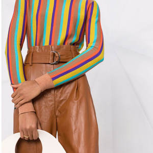 Pantalones de Cuero PU para Mujer, Corte Regular, Frente Plano, Ligeros, Ecológicos, con Costuras Resistentes, Cómodos de Usar - Product Image 5