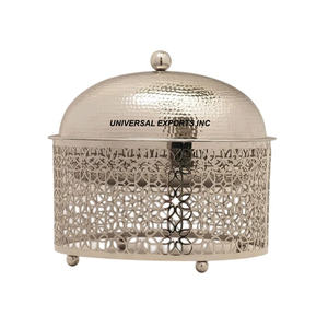 ที่อุ่นอาหารโลหะสำหรับตกแต่งในงานแต่งงานหม้อปรุงอาหารทรงกลมแฟนซีใหม่ล่าสุดคอลเลกชันล่าสุด - Product Image 2