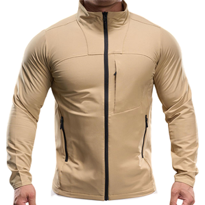 Veste d'extérieur pour homme, protection contre les intempéries, logo personnalisé, design unique, streetwear haut de gamme, coupe-vent, veste softshell pour homme - Product Image 3