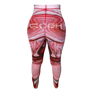 Marble Print Satin Sublimated <b>Corset</b> With Matching Leggings Set - Product Image 4