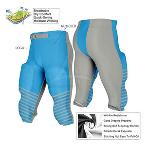 Pantalons d'entraînement de football américain de haute qualité, respirants, à séchage rapide, grande taille pour hommes, 100% polyester - Product Image 6