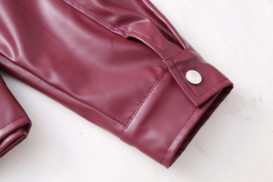 Chaqueta de cuero de invierno para hombre 2024, versión coreana, solapa gruesa de felpa, diseño bonito y delgado, Material de lona para montar en motocicleta - Product Image 6