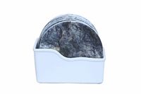 Ensemble de vaisselle en mélamine réutilisable portable ANAX IMPEX de qualité supérieure, 18 pièces, blanc, moderne, polyvalent, élégant, facile à nettoyer