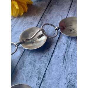 Collier Navajo en argent sterling massif, bijou culturel de collection - Product Image 5