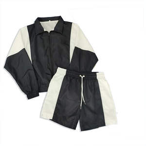 Ensembles coupe-vent courts pour hommes en nylon léger et imperméable ensemble coupe-vent short pour hommes vente en gros - Product Image 1