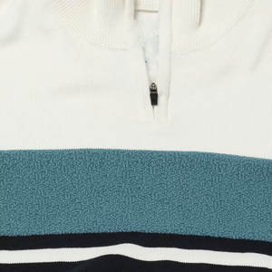 Top tendance qualité classique 100% coton hommes demi fermeture éclair sweats décontracté couleur unie à manches longues robuste demi fermeture éclair sweats - Product Image 6