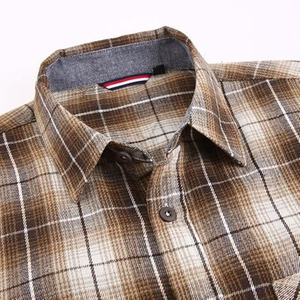 Chemise en flanelle pour homme, design très demandé, prix raisonnable, anti-froissement, meilleurs designs, vente chaude, chemise en flanelle pour homme avec tissu dernier cri - Product Image 5