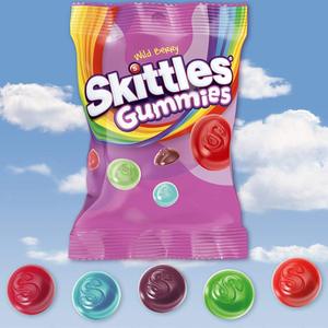 ลูกอมกัมมี่ SKITTLES รสเบอร์รี่ป่า ขนมกัมมี่ บรรจุภัณฑ์แบบห่อแยก ถุงใหญ่ 5.8 ออนซ์ (แพ็ค 12 ถุง) - Product Image 2