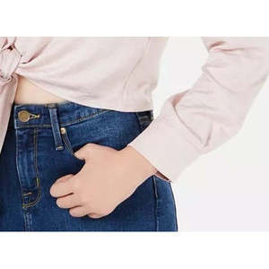 Camicia rosa in popeline con bottoni e orlo annodabile per ragazzi Love Fire, taglia M - Stile casual - Product Image 3