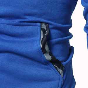 Sweat à capuche pour homme personnalisé, vente en gros, écologique, style streetwear, ourlet brut coupé, imprimé, brodé - Product Image 5