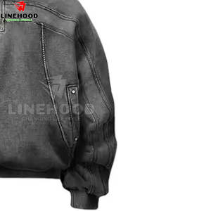 เสื้อฮู้ดผ้า100% สำหรับผู้ชายผ้าคอตตอนซักได้สำหรับฤดูหนาวมาใหม่ - Product Image 3