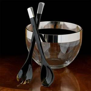 ABETO ARTESANAL CUENCO DE CUERNO HECHO A MANO Tazón para servir ENSALADA Fabricante al por mayor Nuevo diseño Acabado a mano Cuencos de ensalada de cuerno de búfalo - Product Image 4