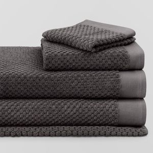Direct Factory Wholesale High Quality 6-Piece Cotton <b>Towel</b> <b>Set</b> 550 800 GSM Quick-Dry Solid Color Bath Mats for Spa Gym Home Use - Product Image 1