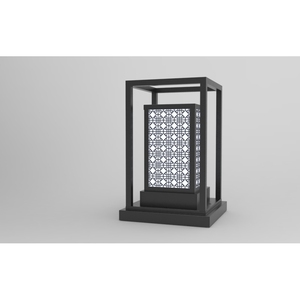 DNT.004.02 Lampe Solaire de Jardin Premium LED Blanc Chaud 30W Alimentation CA Corps en Fer/Aluminium/Verre Étanchéité IP65 pour Hôtels et Aménagements Paysagers - Product Image 3