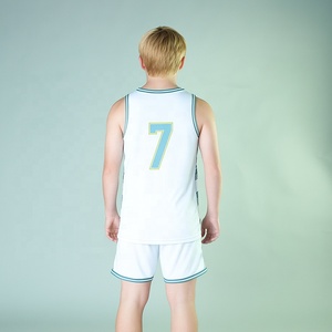 Maillot de basket-ball de haute qualité, respirant, à séchage rapide, taille plus, logo personnalisé, uniformes d'entraînement, ensemble de maillots de basket-ball unisexe - Product Image 2