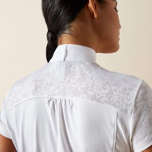 Latest Custom <b>Women</b> Riding <b>Shirts</b> <b>Short</b> <b>Sleeve</b> Show <b>Shirt</b> Equestrian Fashion Clothing Wholesale Horse Riding <b>Shirt</b> Baselayer Top - Product Image 5