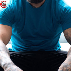 Camiseta de Manga Corta para Hombre, 100% Algodón Jersey, Secado Rápido, Transpirable, Ligera, Cuello Tejido, Diseño Liso, Ecológica - Product Image 6