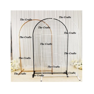 ฉากหลังเหล็กสีทองฉากหลังขนาดและรูปร่างที่กำหนดเองสำหรับงานแต่งงานและตกแต่งงานอีเว้นท์ - Product Image 5