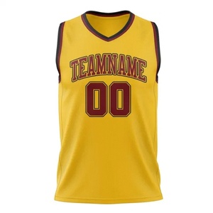 Camisetas de baloncesto para hombre con diseño de uniforme sublimado personalizado al por mayor de fábrica - Product Image 6