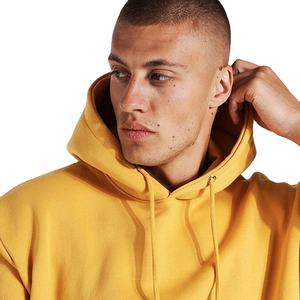 Sudadera con Capucha de Estilo Urbano para Hombre, Talla Grande, 100% Algodón, Hombros Caídos y Logotipo Bordado, Invierno, Térmica, con Tejido de Punto Antiarrugas - Product Image 5