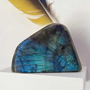 Mélange de taille audacieuse en forme de pierre précieuse de Labradorite naturelle Cabochon à dos plat Tailles calibrées Pierres précieuses en gros Toutes les tailles disponibles - Product Image 3