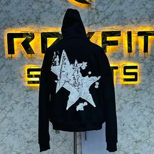 Vente chaude Logo personnalisé Sweat à capuche zippé le plus demandé Puff Imprimé Fabriqué en usine Prix bon marché Hoodies Hommes Sweats à capuche pour hommes - Product Image 6