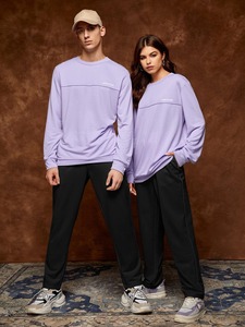 Wholesale Heavyweight <b>Men's</b> Casual Sweatpants <b>Loose</b> Fit Elastic Waist Pants and <b>Trousers</b> Washed Style Cheap Price - Product Image 2