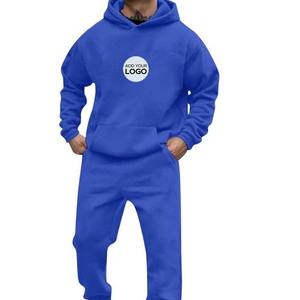 Chándal de algodón: Sudadera atlética y joggers para hombre () Sudadera con capucha de chándal unisex y pantalones de Jogger - Product Image 3