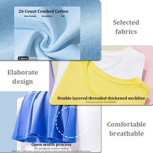 180 GSM เสื้อยืด100% เสื้อเชิ้ตผู้ชายผ้าฝ้ายสีดำล้วนสีขาวเสื้อยืดเรียบๆ OEM Camiseta de Gran Tamano แบบว่างเปล่า - Product Image 5