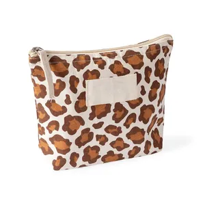 Borsa da Toilette Sostenibile Ventus in Cotone Riciclato, Pochette per Accessori Ecologica - Product Image 2