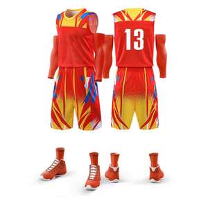 Vente en usine de basket-ball uniforme de haute qualité vêtements de sport personnalisés ensemble de shorts de basket-ball d'été en polyester pour hommes - Product Image 4