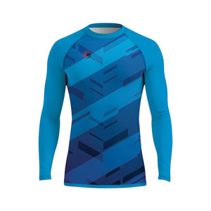 Chemise unisexe à manches longues Rash Guard pour l'entraînement de surf et de MMA Protection UV Top - Product Image 2
