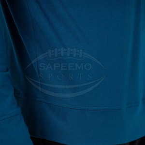 เสื้อฮู้ดผู้ชายสำหรับออกกำลังกายในฤดูหนาว เนื้อผ้าเบา แห้งเร็ว ระบายอากาศได้ดี เป็นมิตรกับสิ่งแวดล้อม ไม่หดตัว ผลิตจากโพลีเอสเตอร์/ผ้าฝ้าย ทรงหลวม รับผลิตแบบ OEM - Product Image 3