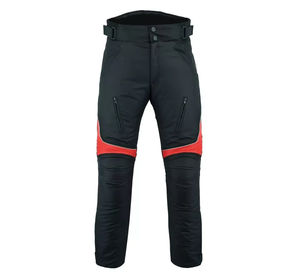 Vente en gros Pantalon de moto en cuir respirant pour hommes Pantalon de moto de course coupe-vent avec caractéristiques de protection - Product Image 3