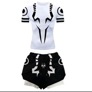 Ensemble de shorts et t-shirt de sport slim personnalisés, ensemble décontracté respirant de qualité supérieure, nouveau ensemble de t-shirt en coton pour hommes - Product Image 3