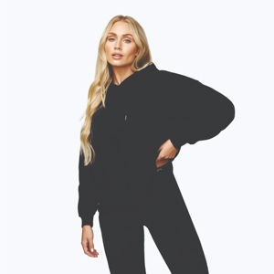 Ensemble de survêtements 2 pièces de qualité supérieure à logo personnalisé de couleur unie Ensemble de survêtements à capuche uni grande taille Caractéristiques hivernales - Product Image 2