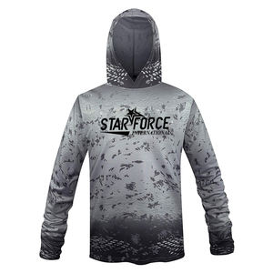 Chemises de pêche Protection UV séchage rapide logo personnalisé chemises de pêche vierges pour hommes Polyester séchage rapide chemises de pêche pour hommes - Product Image 4