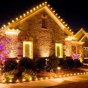 Christmas Tree Decoration 60 Pieces 5mm Wide Angle Led Bulbs Christmas Light String Replacement Bulbs Energy Saving LED Holiday