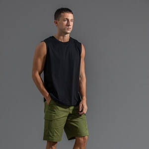 เสื้อกล้ามผู้ชายผ้าฝ้ายใส่สบายสำหรับออกกำลังกาย ฟิตเนส เพาะกาย เล่นกีฬาในยิม - Product Image 5