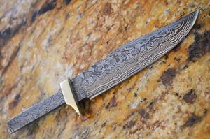 Cuchillos Forjados DIY con Mango de Acero de Damasco, Diseño OEM Personalizado, Últimas Hojas en Blanco en Oferta - Product Image 4