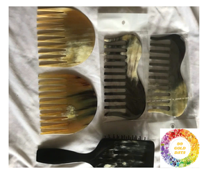 Peigne en corne de buffle fait main-Peigne à cheveux de qualité supérieure avec poignée ergonomique en corne Produits artisanaux pour un toilettage supérieur - Product Image 1