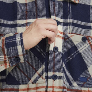 Men's Flannel Long Sleeve Casual Shirts <b>Plain</b> Dyed Breathable 100% Cotton Autumn Winter Comfortable Regular Fit - Product Image 6