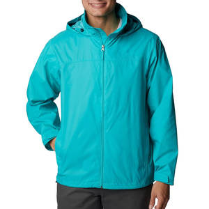 Veste coupe-vent en toile respirante pour homme, très vendue, de haute qualité, couleurs contrastées avec logo sur le devant - Product Image 1