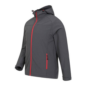 Veste Softshell légère pour hommes Fermeture à glissière en toile de qualité Longue hiver à capuche Nouveau design Technique de teinture unie Taille personnalisée - Product Image 2
