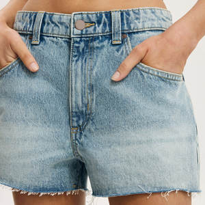 Shorts en jean pour femmes de haute qualité, design tendance, respirants, taille haute, shorts en jean pour femmes - Product Image 3