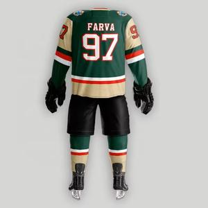 Custom Sublimation Sports Ice Hockey Uniform Oversize Wholesale Ice Hockey Uniforms Including Jersey <b>Socks</b> and Short MS-IHU-01 - Product Image 4