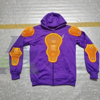 Nouvelles fonctionnalités sweats à capuche moto imperméables pour hommes doublure en aramide sweats à capuche moto de protection avec coussinets orange sweats à capuche niveau 2