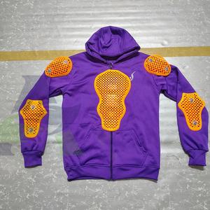 Nouvelles fonctionnalités sweats à capuche moto imperméables pour hommes doublure en aramide sweats à capuche moto de protection avec coussinets orange sweats à capuche niveau 2 - Product Image 4